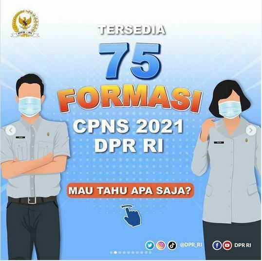 FORMASI CPNS DPR-RI TAHUN 2021