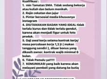 lowongan penjaga butik
