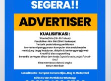 loker advertiser medan