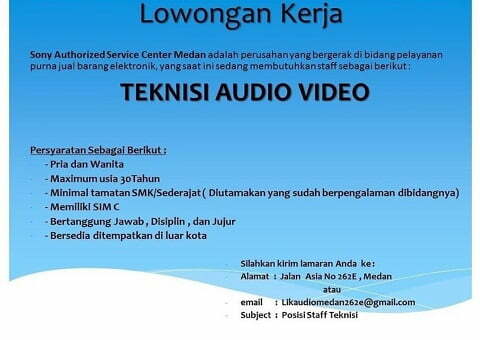 Lowongan Kerja Medan