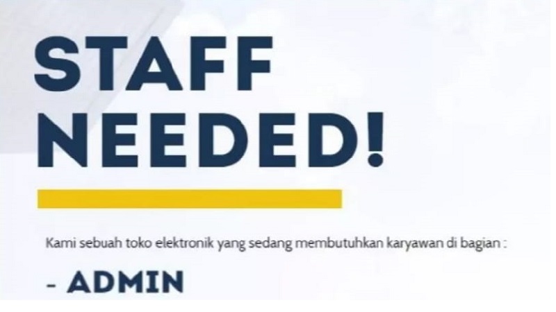 Lowongan Kerja Admin Sma Medan Cv Sinar Cahaya Surya Loker Medan Lowongan Kerja Medan