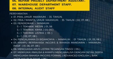 Lowongan Kerja Medan di PT IHI Manufacturing Juni 2025