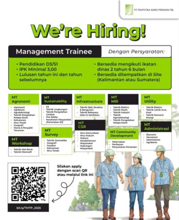 Lowongan Kerja PT Triputra Agro Persada Tbk – Management Trainee 2025