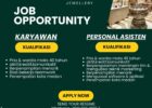 Lowongan Kerja Berjaya Jewellery Medan Agustus 2025 – Karyawan & Personal Asisten
